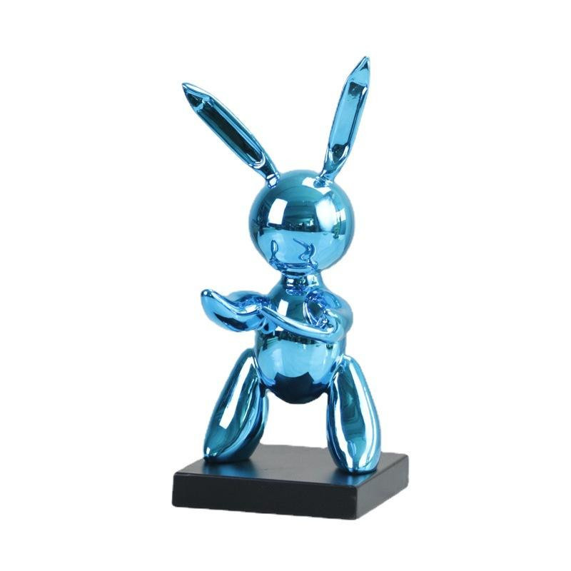 Nordisches modernes Modellhaus mit abstraktem Kaninchen-Schaufenster als kreative Dekoration für Tisch und Regal, Höhe: 26,5 cm, Breite: 13,0 cm, Tiefe: 1,0 cm - Bild 2