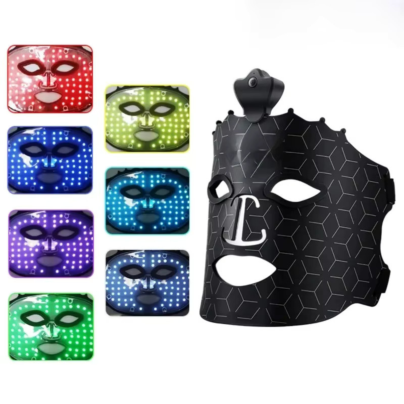 UBilli LED-Gesichtsmaske, Silikon, Schwarz, Unisex - Bild 4
