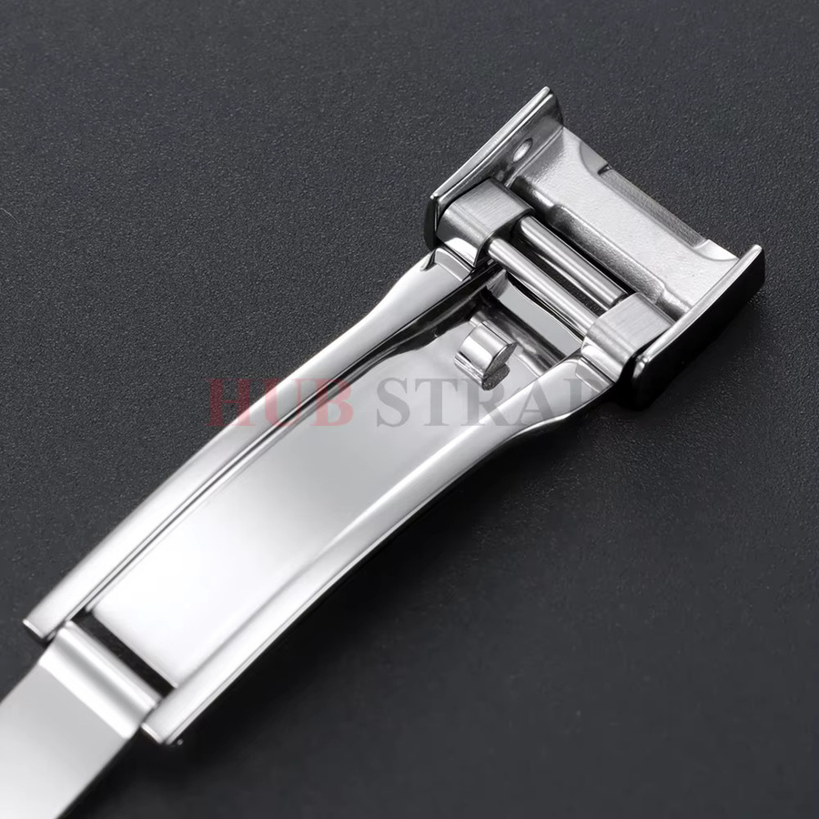 Uhrenarmband Edelstahl, Glide Verschluss, 9*9mm, Silber, Unisex - Bild 3