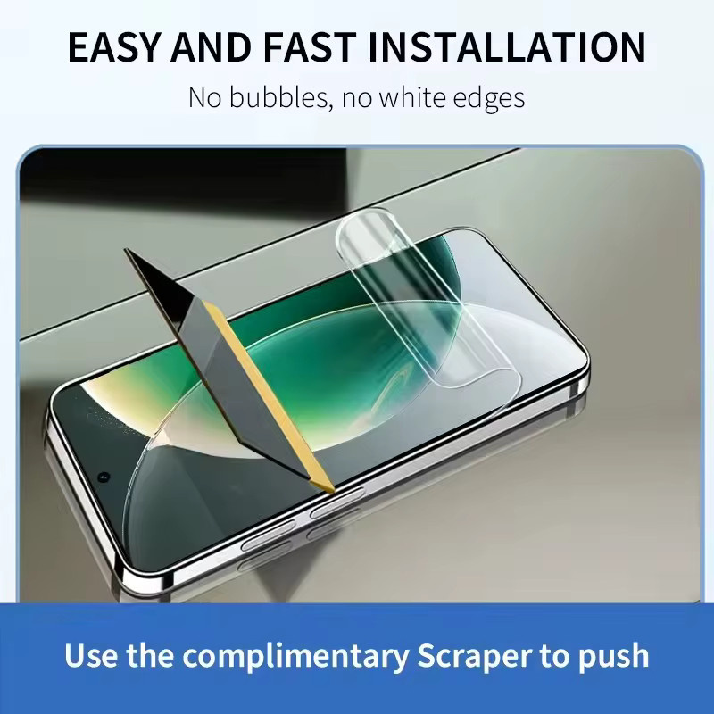 3-teiliges Hydrogel Displayschutzfolie Set für OPPO A58 A74 A78 A79 A96 A97 A98 A58X 4G 5G transparent - Bild 3