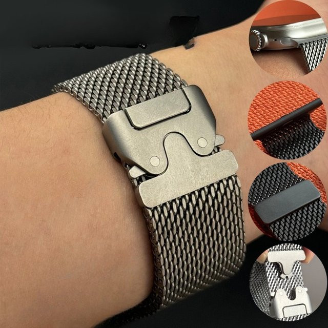 Milanaise Armband Edelstahl, Unisex - Bild 1
