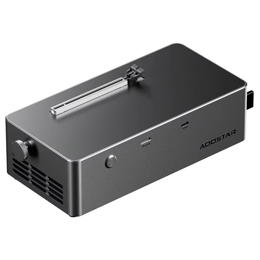 AOOSTAR AG02 EGPU-Dock in Schwarz mit Oculink- und USB4-Anschluss, 100W Rückwärtsladung und integriertem 800W-Netzteil inklusive TGX-Schnittstelle für Hot-Swap - Bild 3