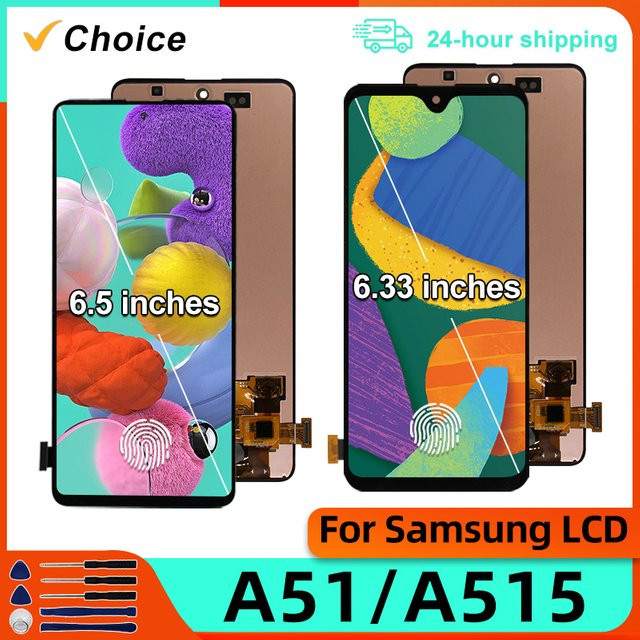 Samsung Galaxy A515 AMOLED Display mit Touchscreen Digitizer in Schwarz für Samsung A51 LCD SM-A515FN/DS A515F/DS Ersatzteil - Bild 1
