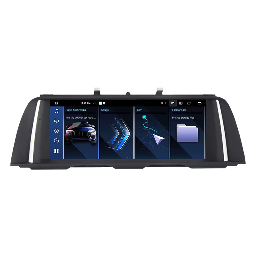 MEKEDE Multimedia-System für BMW 5er F10 F11 (2010-2017) mit CIC NBT, Android Auto, Wireless CarPlay, GPS und 4G LTE Radio-Player in Schwarz - Bild 6