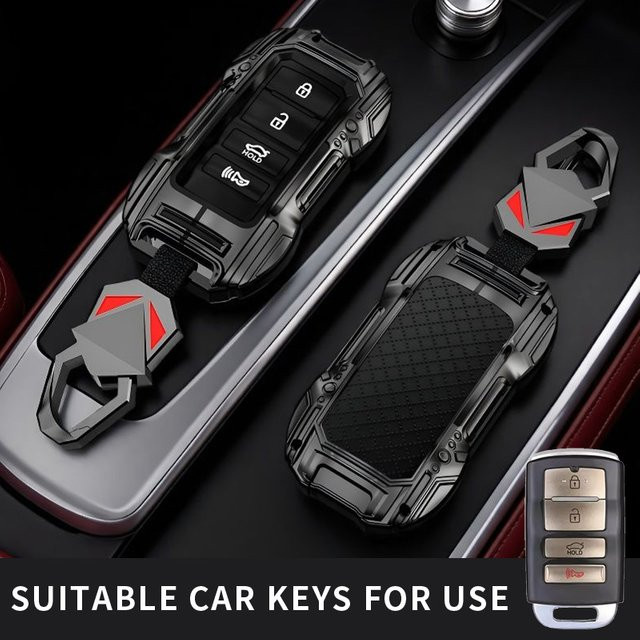 Schutzhülle für KIA Smart Schlüssel in Schwarz für Cadenza, K7, K9, Sorento und K900 Serie - Bild 1