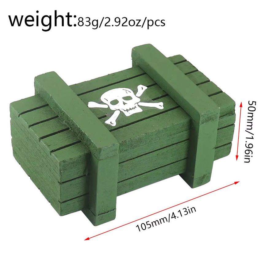Ajrc Rc Crawler Car, Zubehör, Achsbox Holzbox, 1:10 - Bild 2