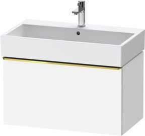 Duravit Waschtischunterschrank D-Neo wandhängend in Weiß glänzend, B: 78,4 cm, T: 44,2 cm, H: 44,0 cm - Bild 1
