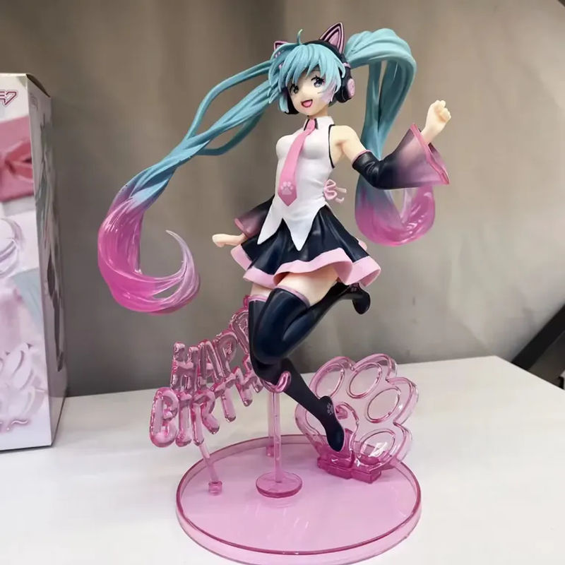 Bandai Hatsune Miku Anime Figur mit Katzenohren, mehrfarbig, Höhe: 23 cm - Bild 6