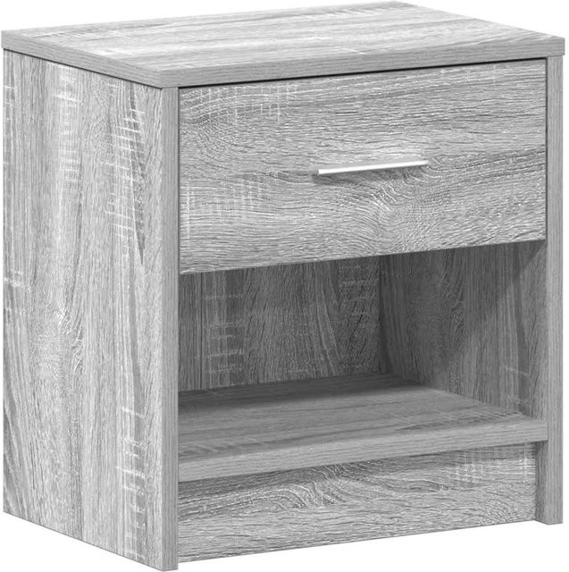vidaXL Nachttisch mit Schublade in Grau Sonoma, B/T/H: 39 x 28 x 41 cm - Bild 1