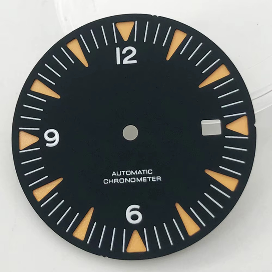 Neiton Zifferblatt, 31 mm, Schwarz, Blau, Uhrenteile - Bild 1