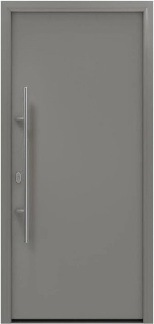 EcoStar Haustür Isopro IP 010 aus Graualuminium B: 110 cm, H: 210 cm, DIN Links - Bild 1