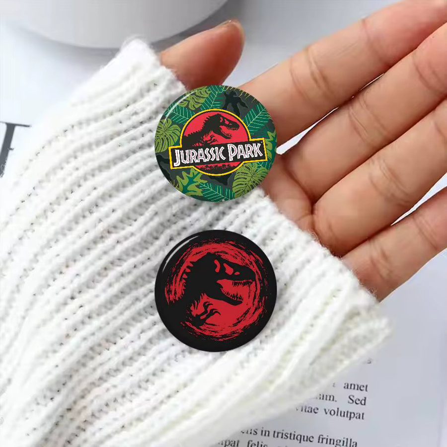 Anstecknadeln Jurassic Park, Bunt, Cartoon-Tier-Broschen - Bild 4