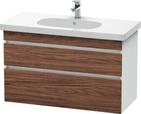 Duravit Waschtischunterschrank DuraStyle in Weiss, B/T/H: 100 x 45,3 x 61 cm, wandhängend mit 2 Schubladen - Bild 1