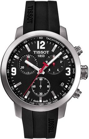 Tissot Armbanduhr, Quarz, Edelstahlgehäuse, 42 mm, Kautschuk, Herren - Bild 1