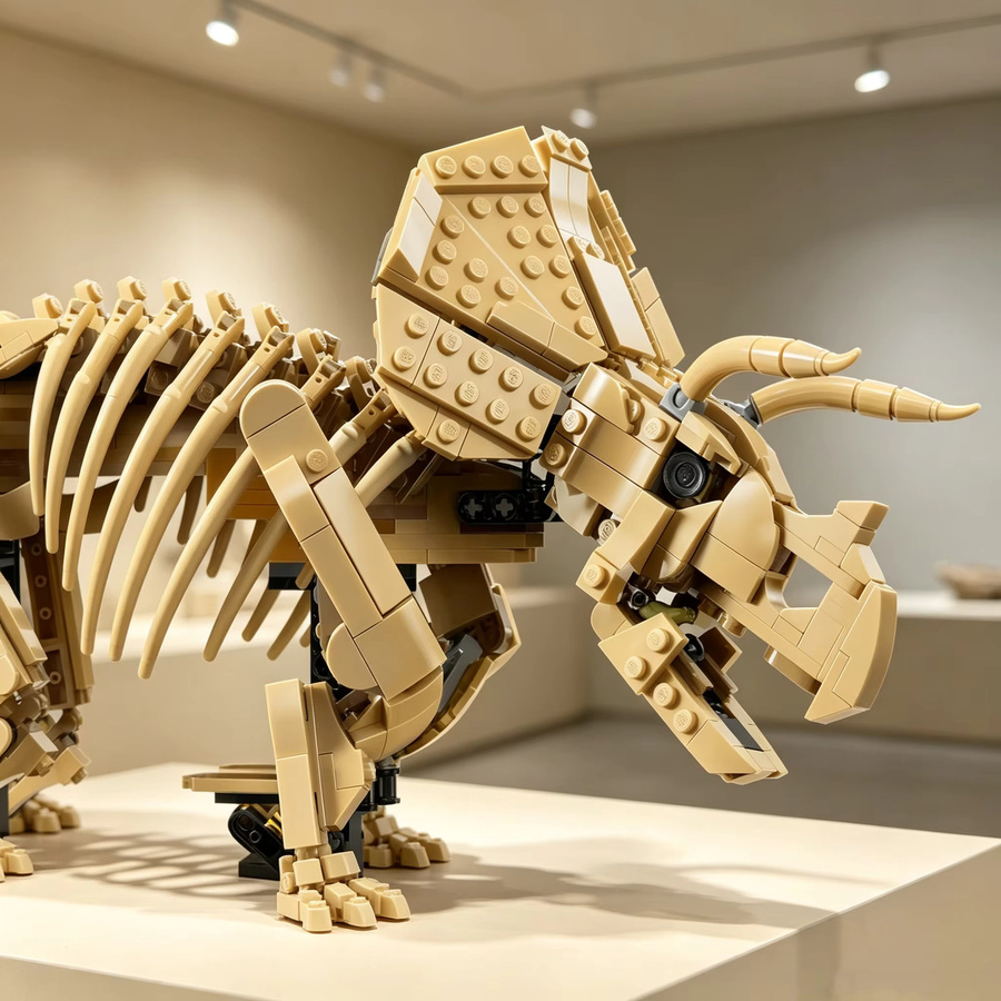 Potdemiel Dinosaurier-Modell Triceratops, Baukasten-Set, 1154 Teile, ab 14 Jahren - Bild 3