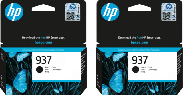 HP 937 Tintenpatrone Schwarz Doppelpack für Inkjet-Drucker - Bild 1