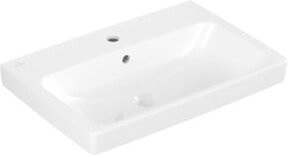 Villeroy & Boch Waschtisch Architectura in Weiß, Aufsatzwaschtisch aus Keramik, B/T: 65 x 44,5 cm - Bild 1