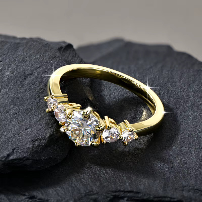 Ehhai Verlobungsring, Diamant, Gold, Damen - Bild 4