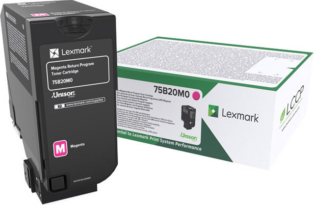 Lexmark Original Magenta Tonerpatrone für Lexmark CS727de, CS728de und CX727de - Bild 1