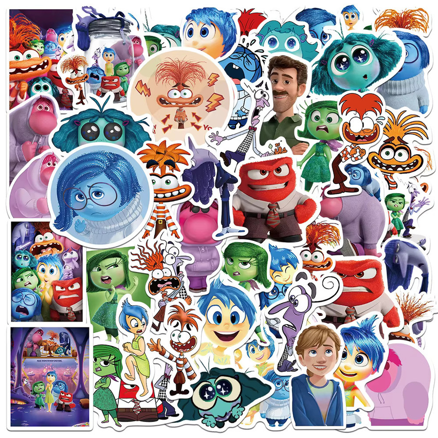Disney Inside Out Aufkleber, 10/30/50 Stück - Bild 2