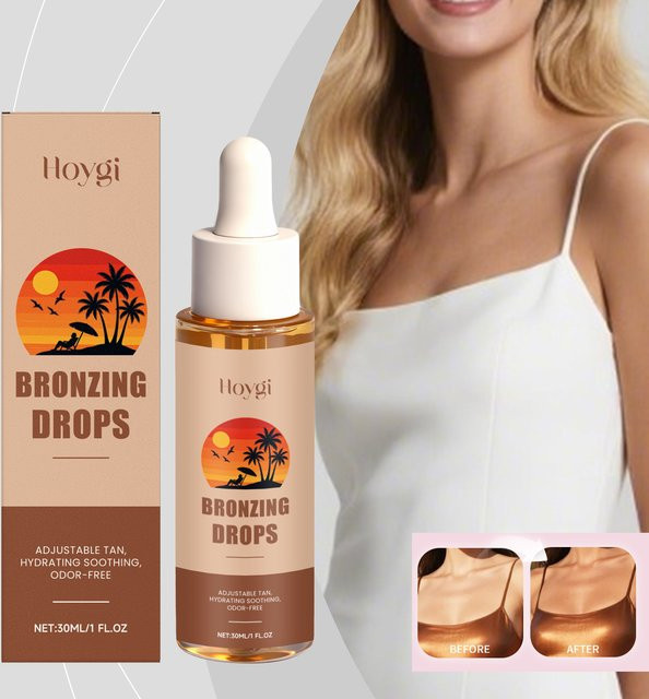 Hoygi Sonnenlose Bräunungstropfen für das Gesicht, 30 ml, Unisex - Bild 1
