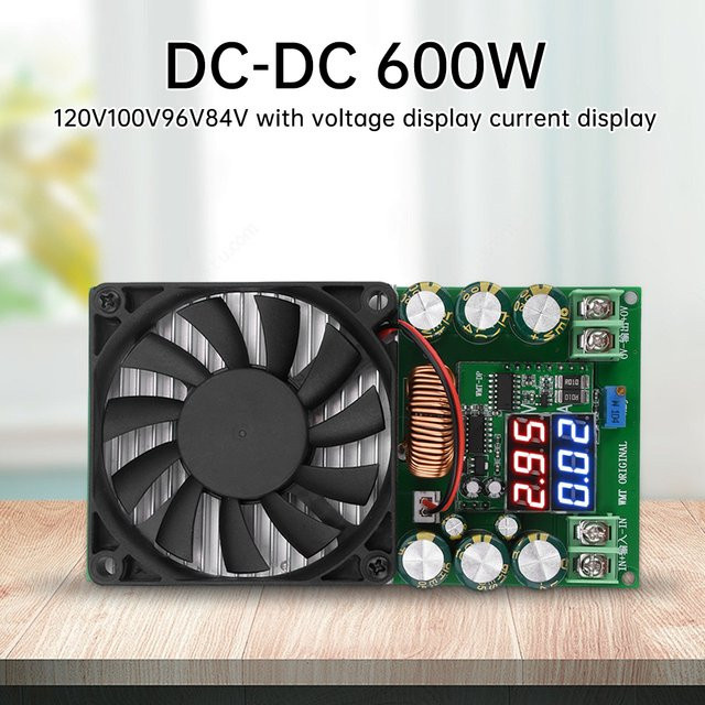 Aideepen DC-DC Step Down Modul Buck Converter 600W 30A mit Display zur Einstellung von CV und CC als Solar LED Treiber Netzteil - Bild 1