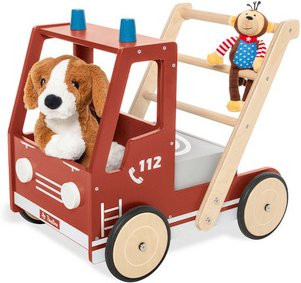Pinolino Lauflernwagen Feuerwehrauto ab 1 Jahr rot - Bild 1