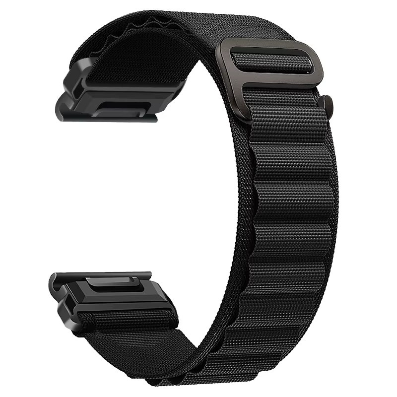 Garmin Uhrenarmband Nylon, Schwarz, Unisex - Bild 2