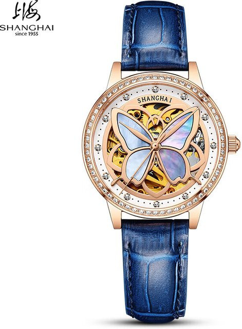 Shanghai Watch Armbanduhr, Automatik, Edelstahl, Roségold, 35 mm, Damen - Bild 1