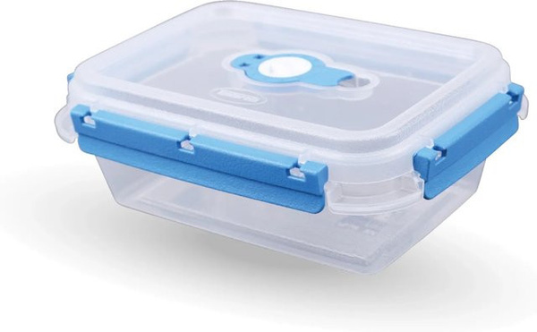 Bestlivings Frischhaltebox Fresh System mit Deckel, Blau, 0,9 Liter