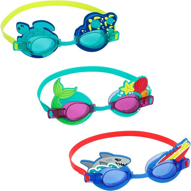 Bestway Aqua Pals Schwimmbrille ab 3 Jahren 3-fach Sortiert - Bild 1