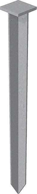 Schake Erdnagel rund aus Stahl, feuerverzinkt, Farbe: Grau, B/D/H: 25 x 25 x 450 mm - Bild 1