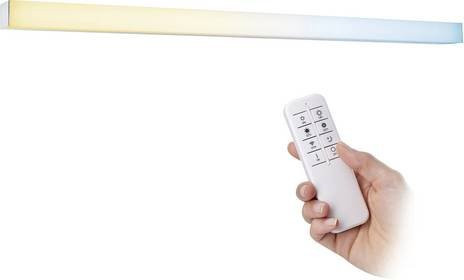 Paulmann HomeSpa Tova 78945 LED-Spiegelleuchte in Chrom und Weiß, dimmbar mit Fernbedienung - Bild 1