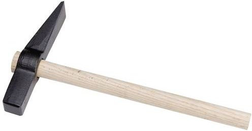 Peddinghaus Maurerhammer Schwarz mit Holzgriff, Gewicht: 600 g, Länge: 300 mm - Bild 1