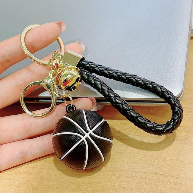 Rd lala Basketball Anhänger, Weichgummi, Unisex, schwarz - Bild 1