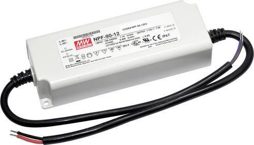 Mean Well MW NPF-90D-30 LED-Treiber, dimmbarer LED-Trafo in Weiß, 90W, 3A, 18 - 30 V/DC, mit PFC-Schaltkreis - Bild 1