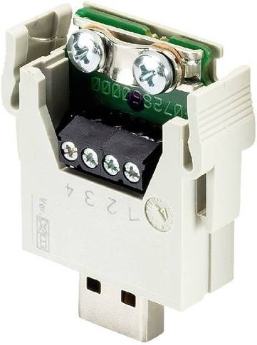 Wieland Electric Moduleinsatz 78.111.0453.0 mit 4 Polen in Weiß - Bild 1