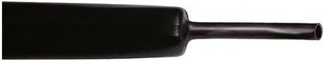 CellPack Schrumpfschlauch ohne Kleber Schwarz Durchmesser: 56 mm, Schrumpfrate 3:1, 10 Stück - Bild 1