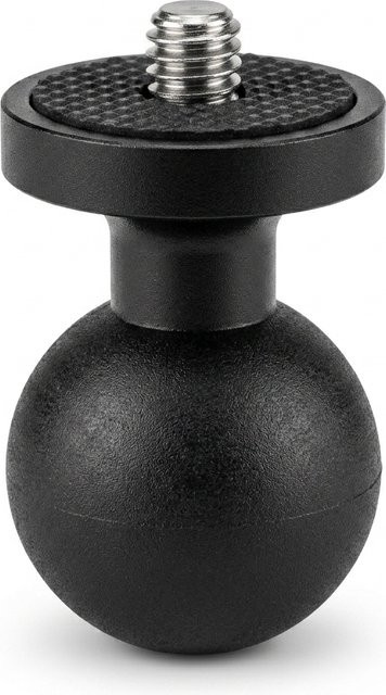 Ram-Ball-Halterung mit Kugelkopfadapter und 1/4-Zoll-Schraube für GoPro und Insta360 Action-Kameras in Schwarz - Bild 1
