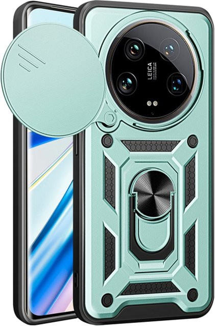 Techsuit CamShield Schutzhülle für Xiaomi 14 Ultra in Grün - Bild 1