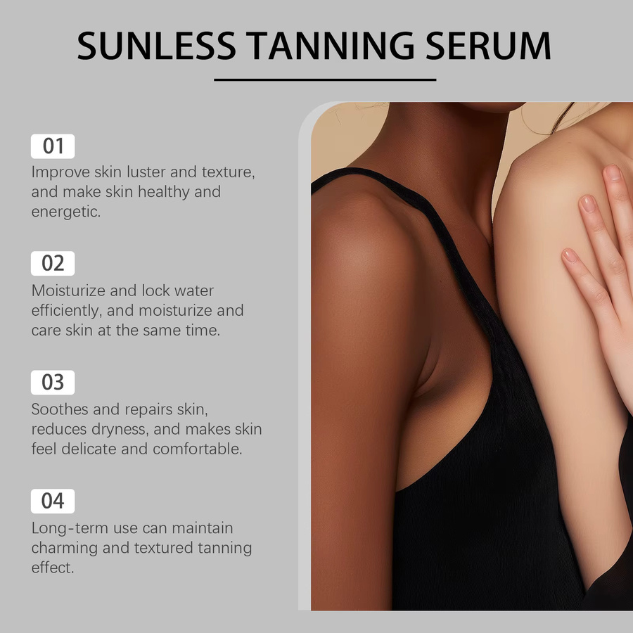 Jaysuing Selbstbräunungs-Serum, 30 ml, Unisex, Gesicht und Körper - Bild 3