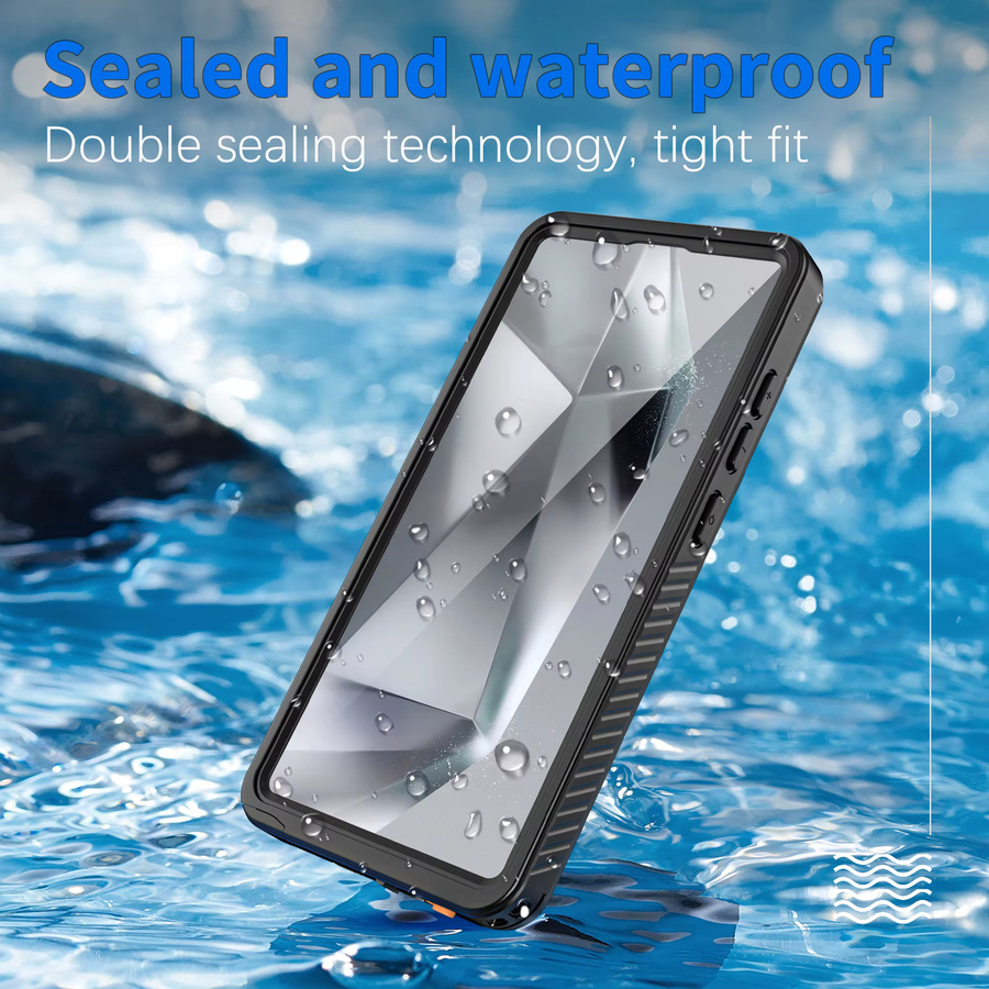 Shellbox Bestseller wasserdichte Handyhülle mit IP68 Schutz und Objektivschutz für Samsung Galaxy S25 Ultra, S24 und S23 Serie in Schwarz - Bild 5