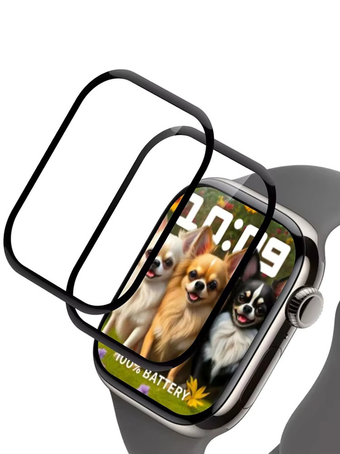 HUBANDE Keramikfolie für Apple Watch, Schwarz, Unisex - Bild 6