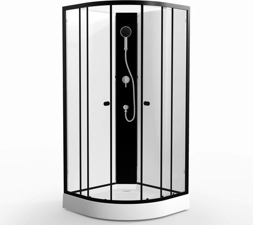 Aurlane Komplettdusche Schwarz B/T/H: 85 x 85 x 200 cm - Bild 2
