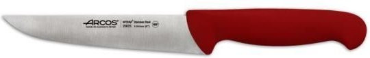 Küchenmesser Arcos 2900 Utility Knife aus Edelstahl NITRUM mit rotem ergonomischem Griff, Klingenlänge: 13 cm - Bild 1
