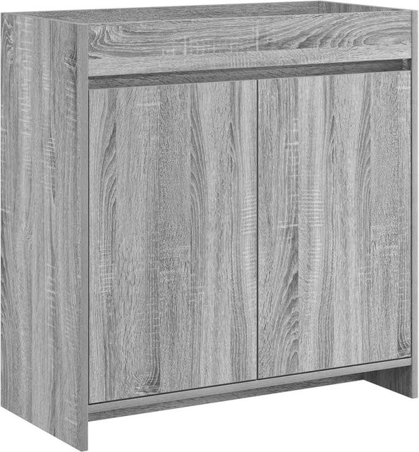 vidaXL Badunterschrank in Grau Sonoma, moderner freistehender Unterschrank für das Badezimmer, B/T/H: 78,5 x 37,5 x 81 cm - Bild 1