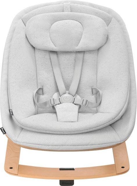 Hauck Hochstuhl Bouncer Eco in Grau aus Holz und Textil - Bild 1