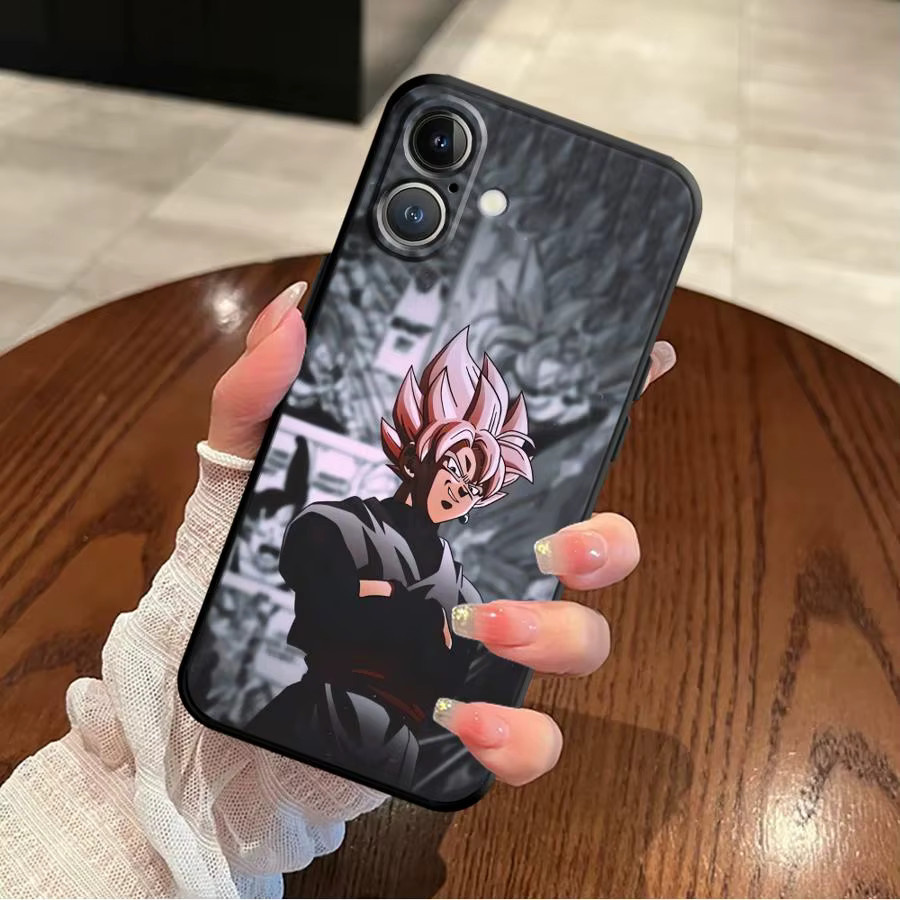 Dragon Ball Goku und Son Gohan Handyhülle für Apple iPhone Modelle in Schwarz und Multicolour, weiche Schutzhülle - Bild 3