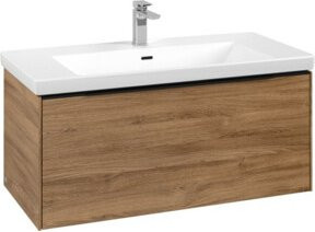 Villeroy & Boch Waschtischunterschrank Subway 3.0 in Braun, B/T/H: 97,3 x 42,9 x 47,8 cm - Bild 1