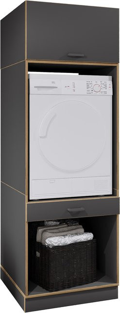 VCM Waschmaschinenschrank Rislo OP XXL mit Unterschrank und Stauraum, H x B x T: 200 x 67 x 68 cm - Bild 1